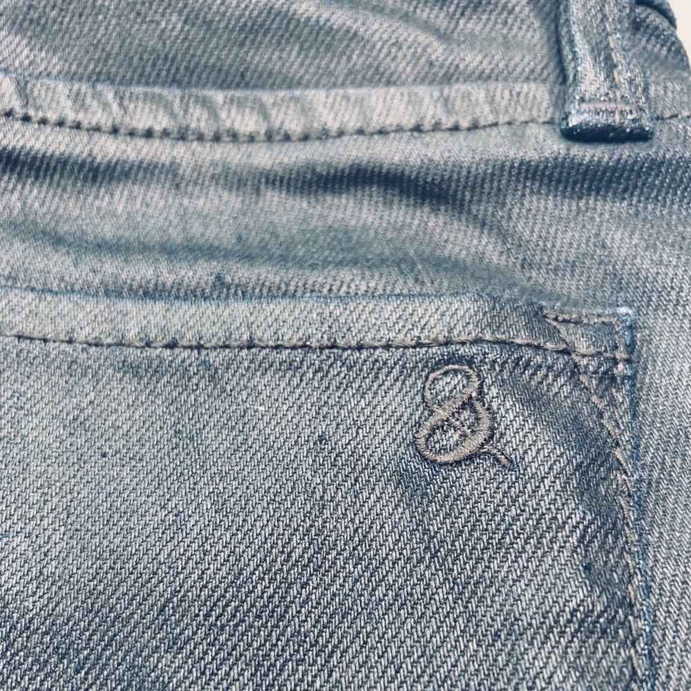 Anthropologie Lou & Grey Jeans Modern Skinny Ankle Zipper Black Womens Size 27 - Picture 10 of 13